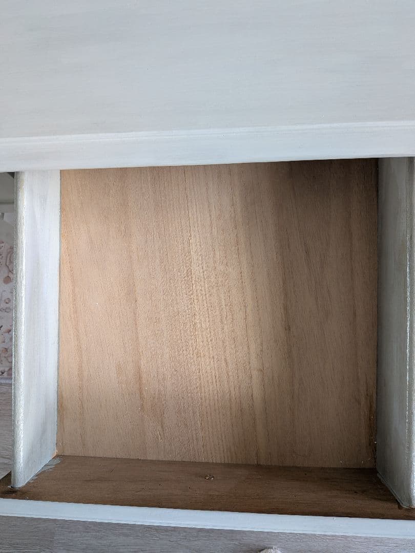 アンティーク風 木製 センターテーブル 引き出し付き