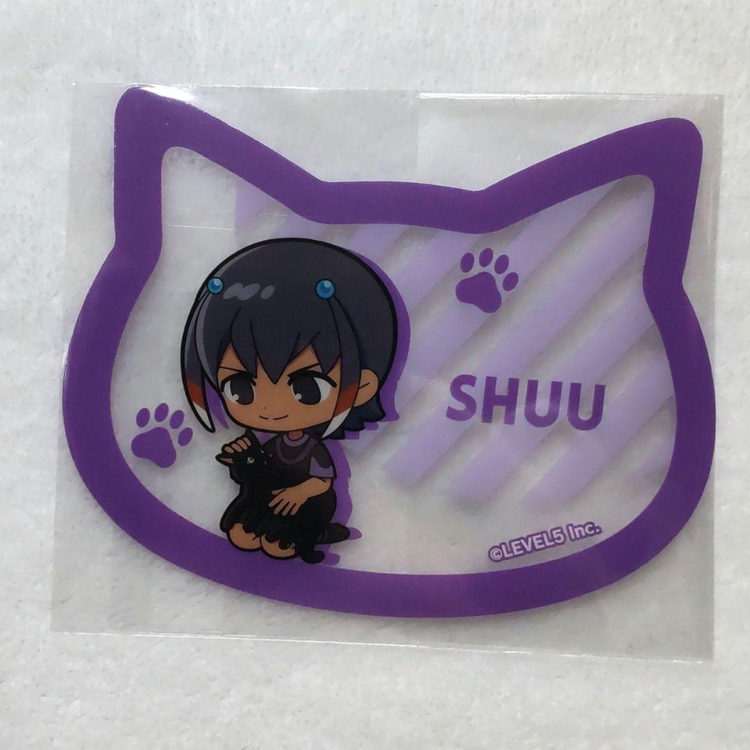 イナズマイレブン まねきねこ 猫型クリアカード シュウ - メルカリ