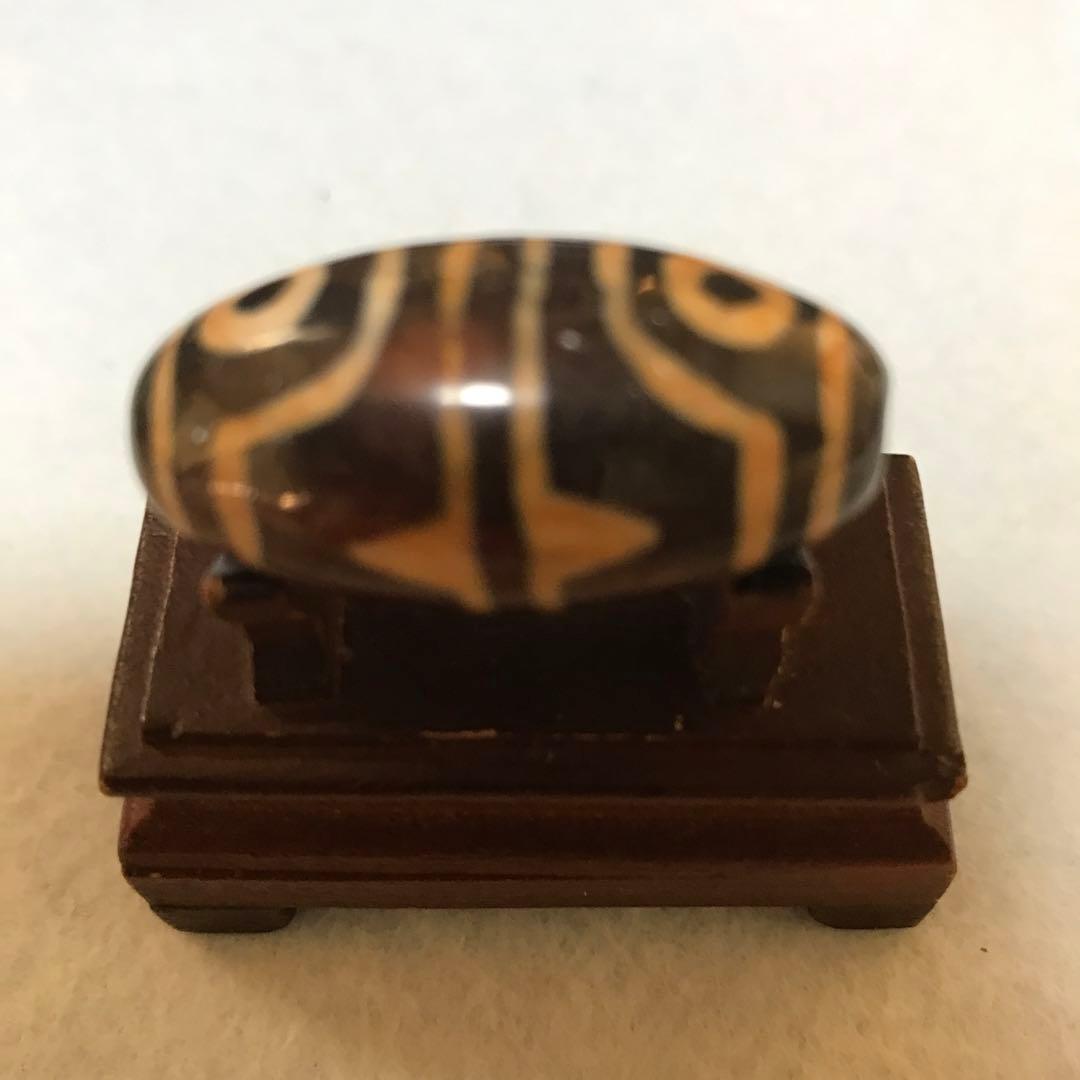 超激レア珍品‼︎ 古代丸型　虎牙四眼天珠