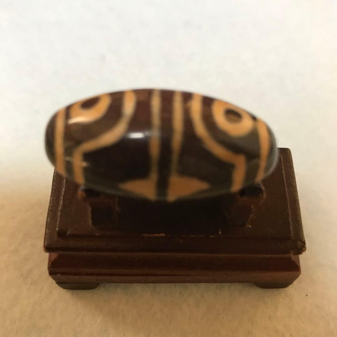 超激レア珍品‼︎ 古代丸型　虎牙四眼天珠