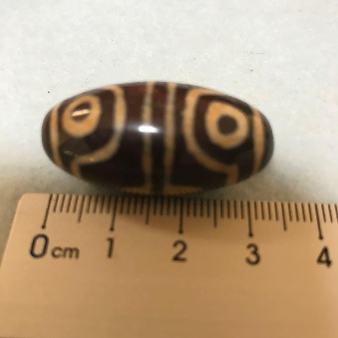 超激レア珍品‼︎ 古代丸型　虎牙四眼天珠