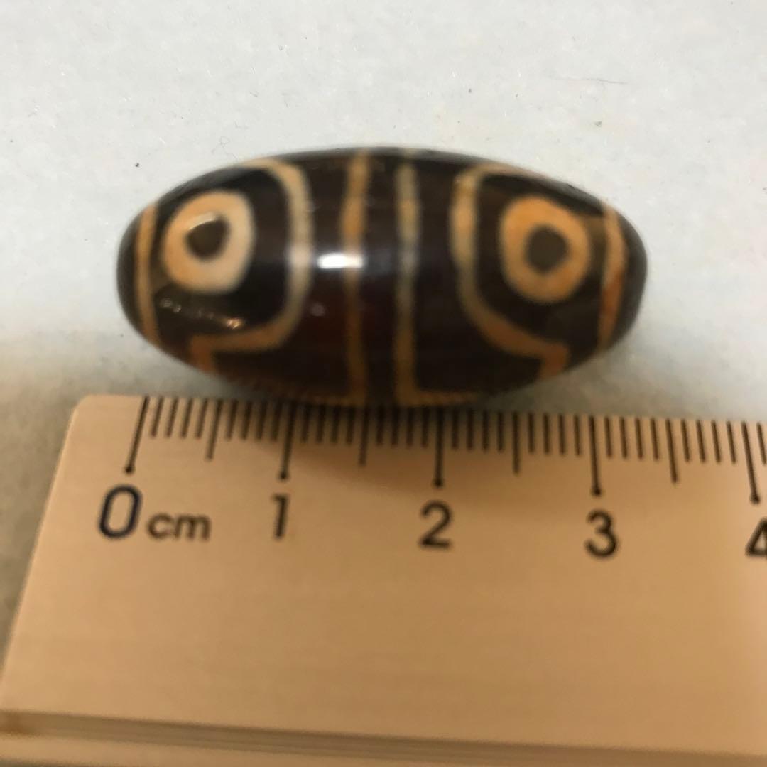 超激レア珍品‼︎ 古代丸型　虎牙四眼天珠