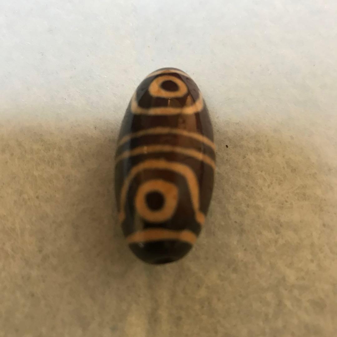 超激レア珍品‼︎ 古代丸型　虎牙四眼天珠