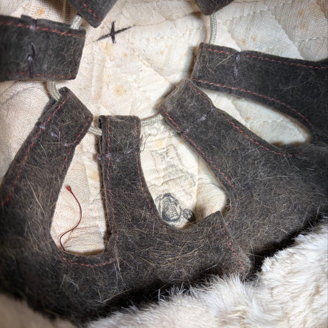 貴重 当時物 実物 旧日本陸軍 戦車帽 防寒型 冬様 革製 日本軍 ヘルメット