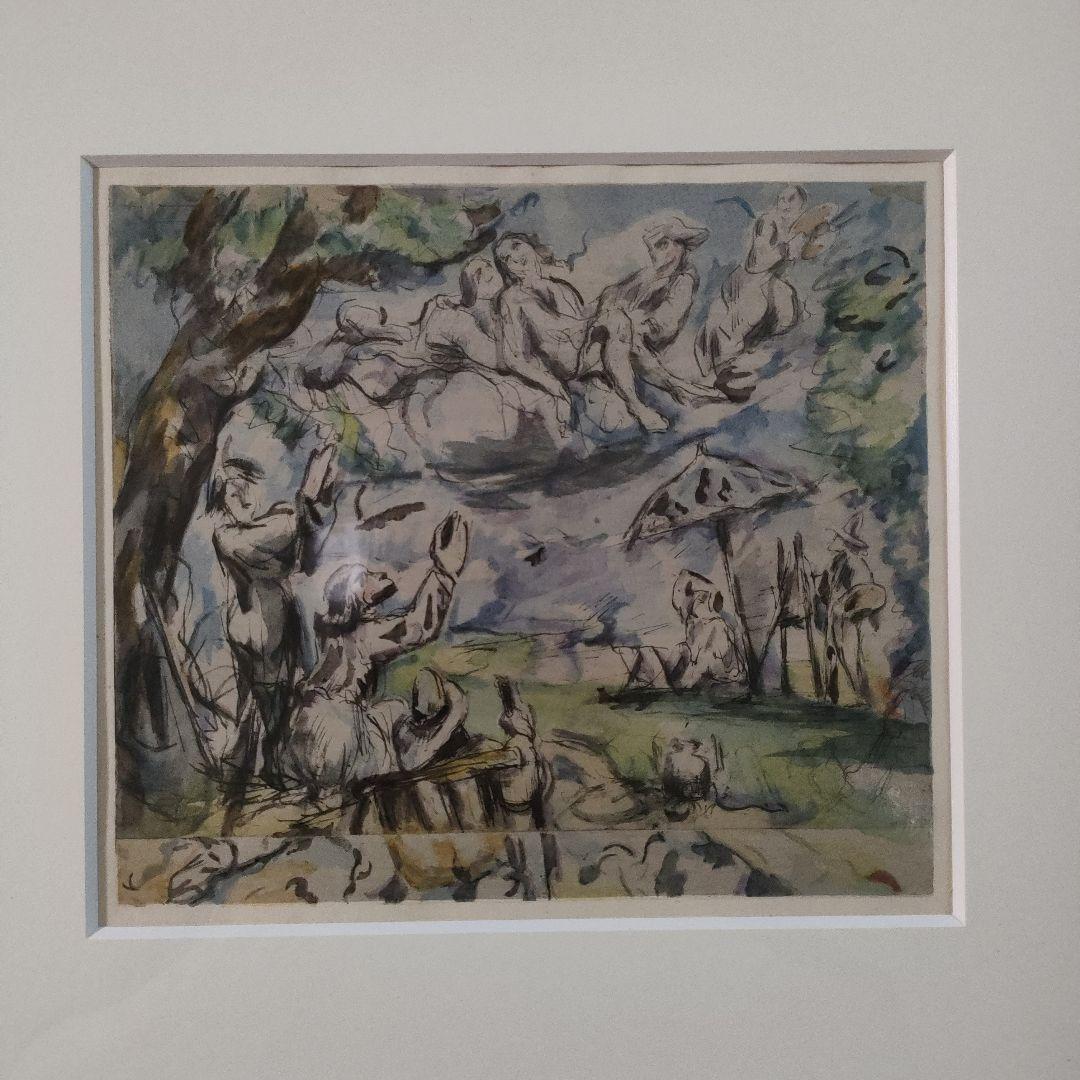 ポール セザンヌ 銅版画『昇天』1923年製作、ウコン布＆共箱付 - メルカリ