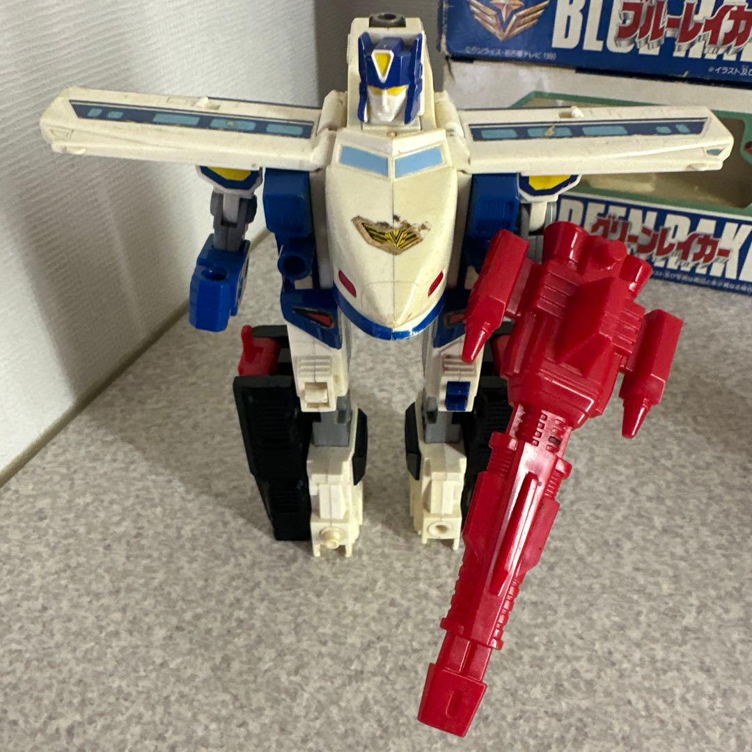 レトロ 当時物 勇者エクスカイザー グリーンレイカー ブルーレイカー