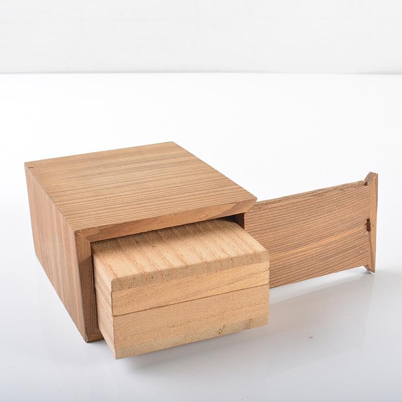 Gojyo様専用 野々村仁清作 色絵格子文扇形香合 時代箱二重箱 V R6219