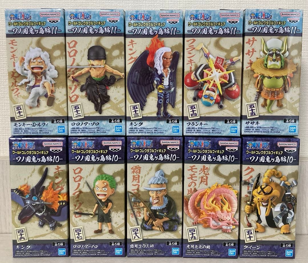 ワンピース WCF ワーコレ ワノ国 鬼ヶ島 回想 完結 83種 コンプ　未開封