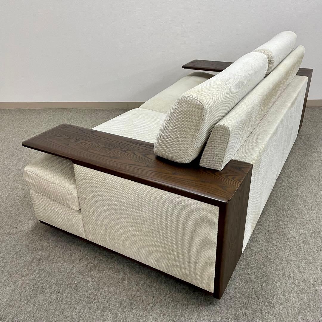 【karimoku】2人掛椅子ロングUU4512K117(2014年生産)