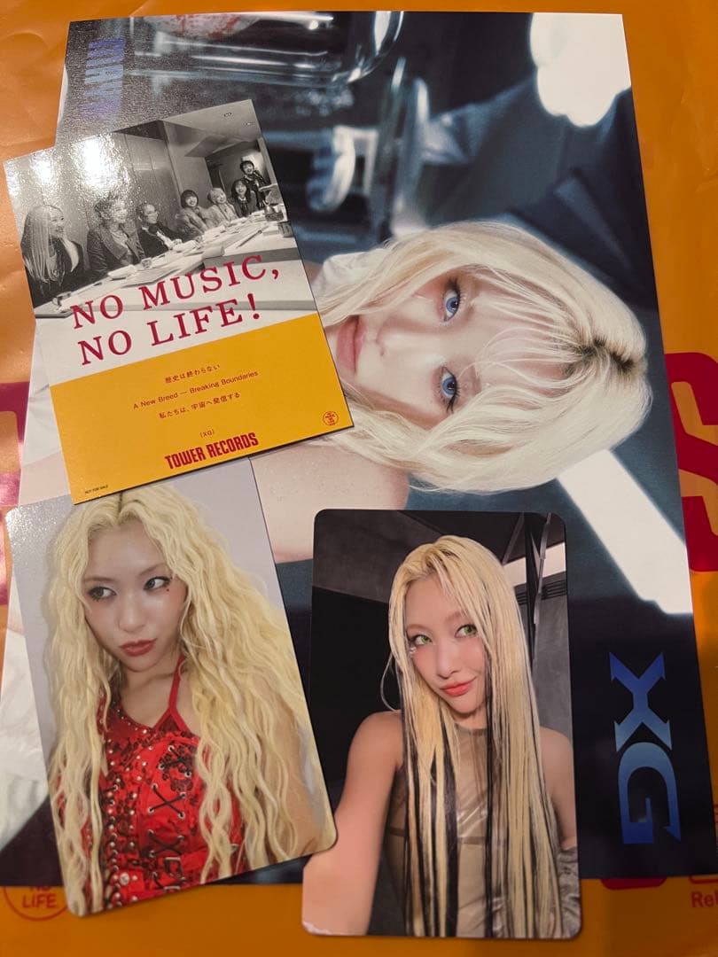 XG MAYA マヤ タワレコ 渋谷 核 ラキドロ トレカ フライヤー セット