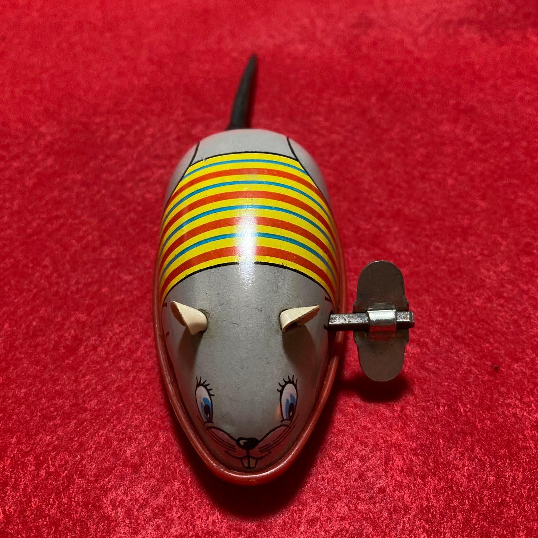 昭和レトロ ねずみのゼンマイおもちゃ MADE IN JAPAN