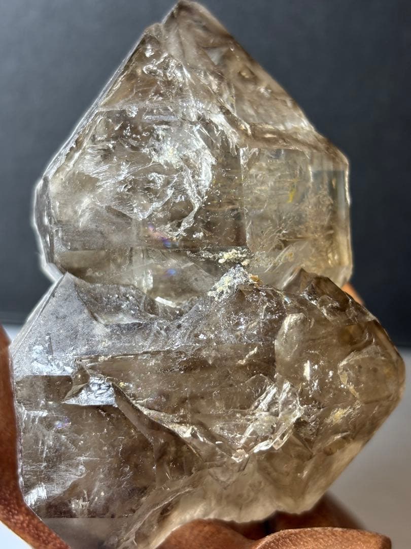 レア　大きめ水入り　マイカ流砂　エレスチャル　209g エンハイドロ　天然石