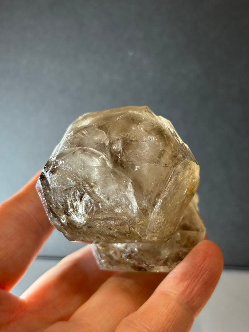 レア　大きめ水入り　マイカ流砂　エレスチャル　209g エンハイドロ　天然石