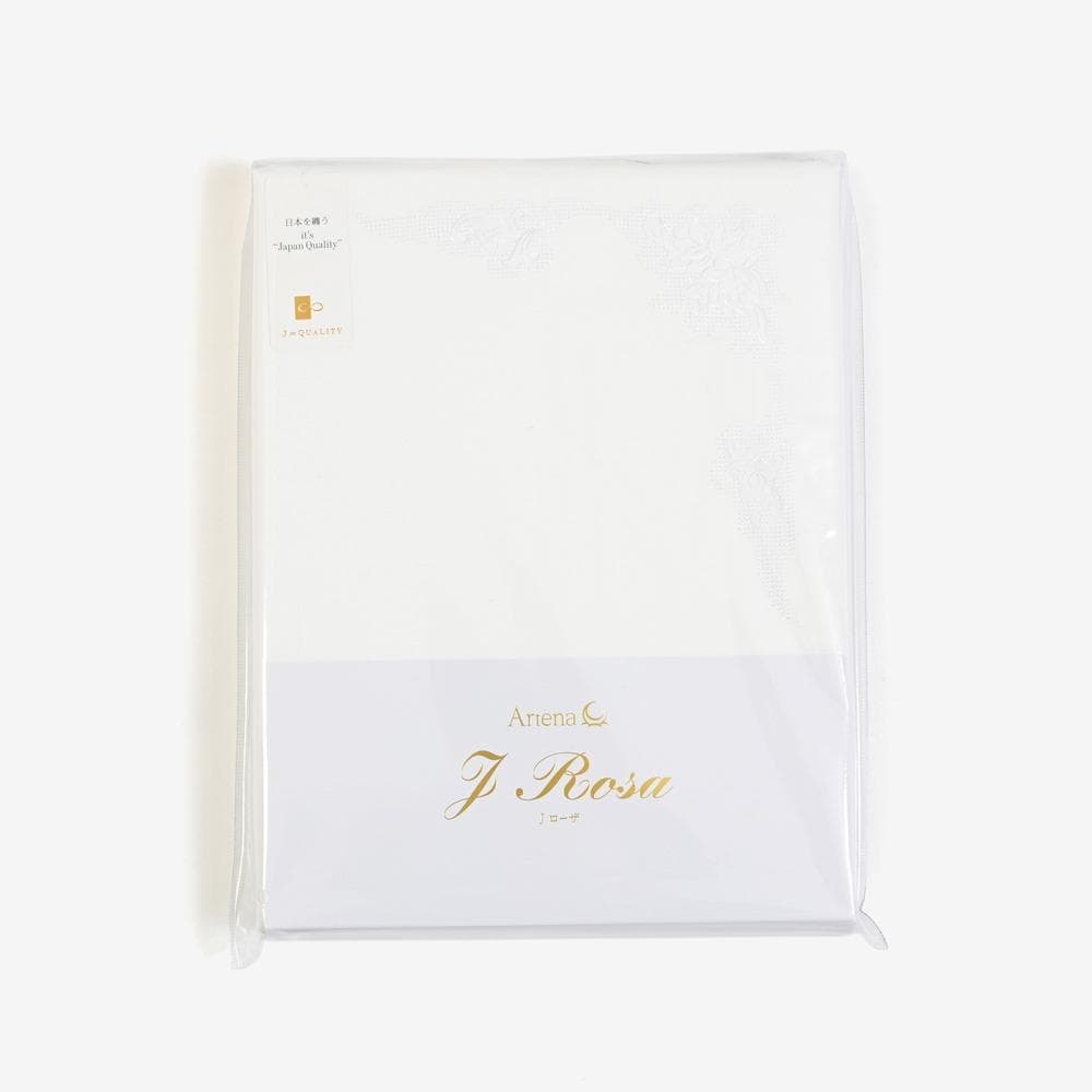 大塚家具 掛布団カバー Jローザ ホワイト S [シングル] インド超長綿