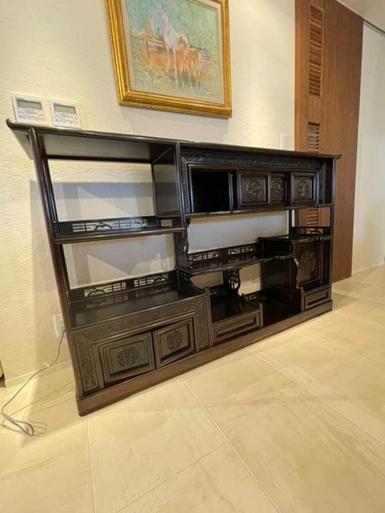 唐木家具 茶棚 茶箪笥 民芸家具