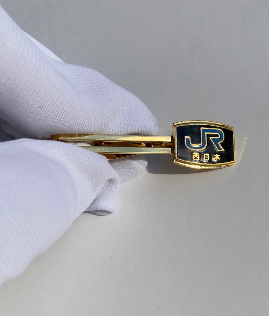 非売品】動労解散記念ネクタイピン及びキーホルダー 西日本バージョン