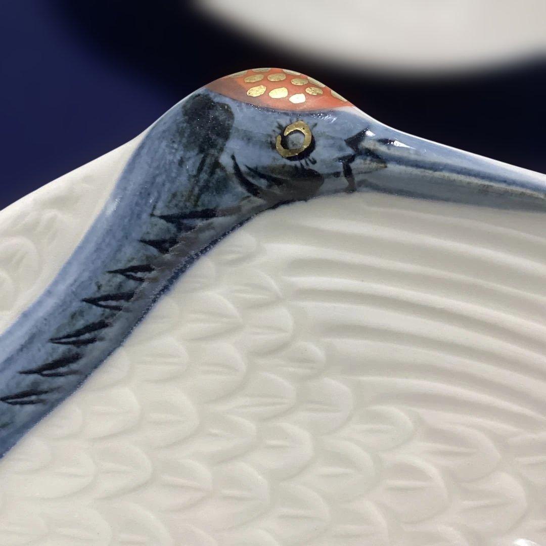 忙しくてごめんなさい　　永楽写巣篭もり鶴向付10客　新品未使用