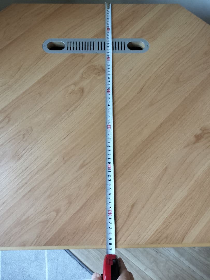 テレビボード　木製六角形テレビ台 引き出し付き