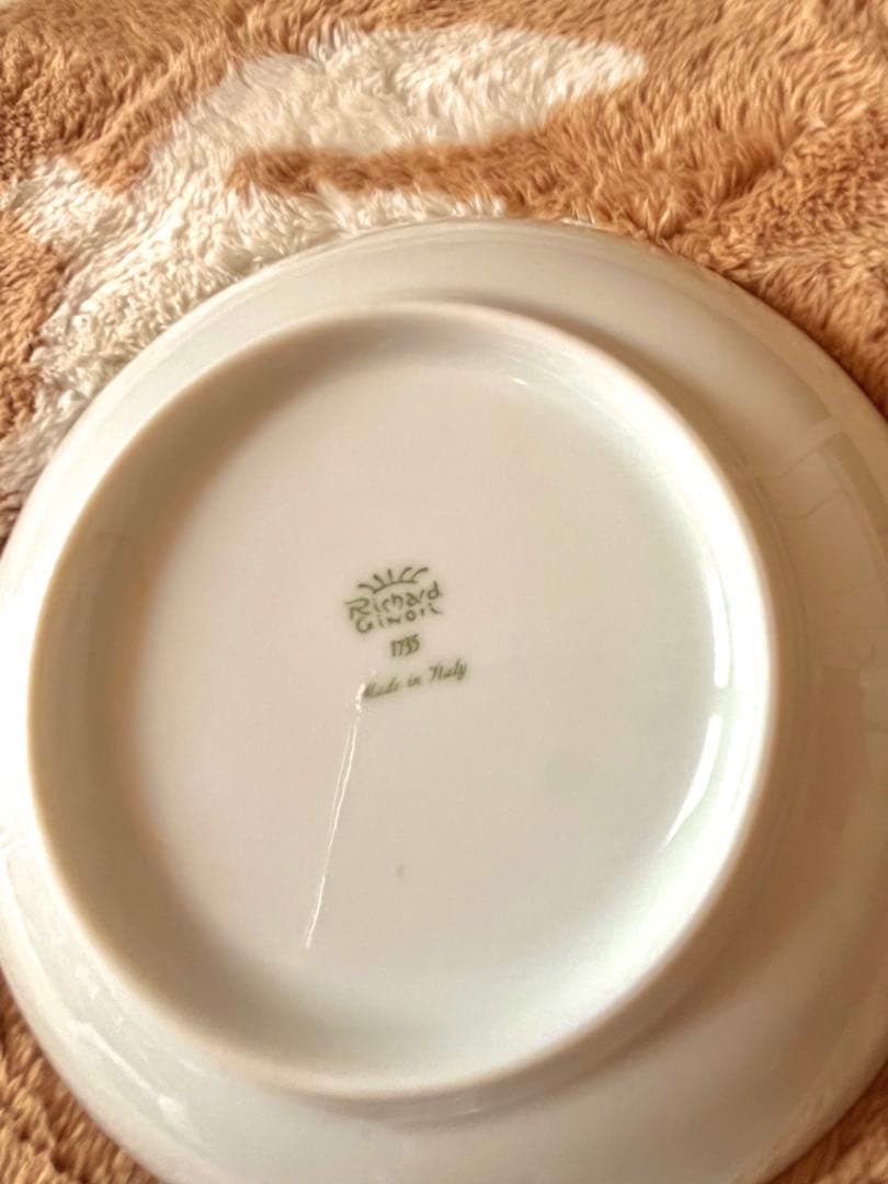 Richard Ginori 白磁皿 2枚セット
