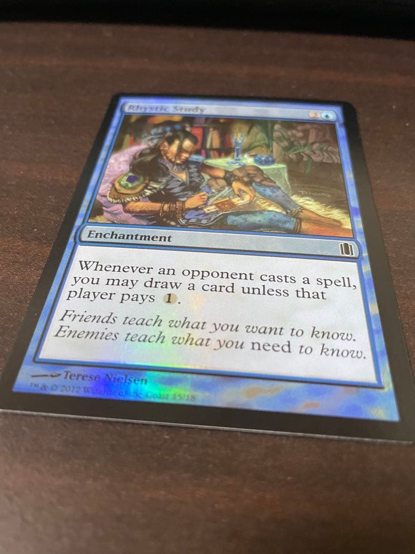 FOIL】リスティックの研究/Rhystic Study フォイルMTGリス研 - メルカリ