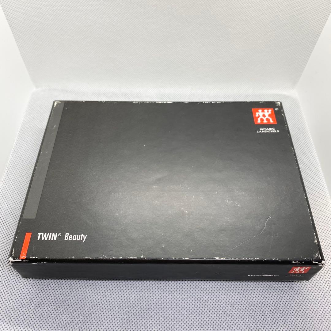 【希少】ZWILLING 最上位ライン Twinoxネイルケアセット 赤レザー