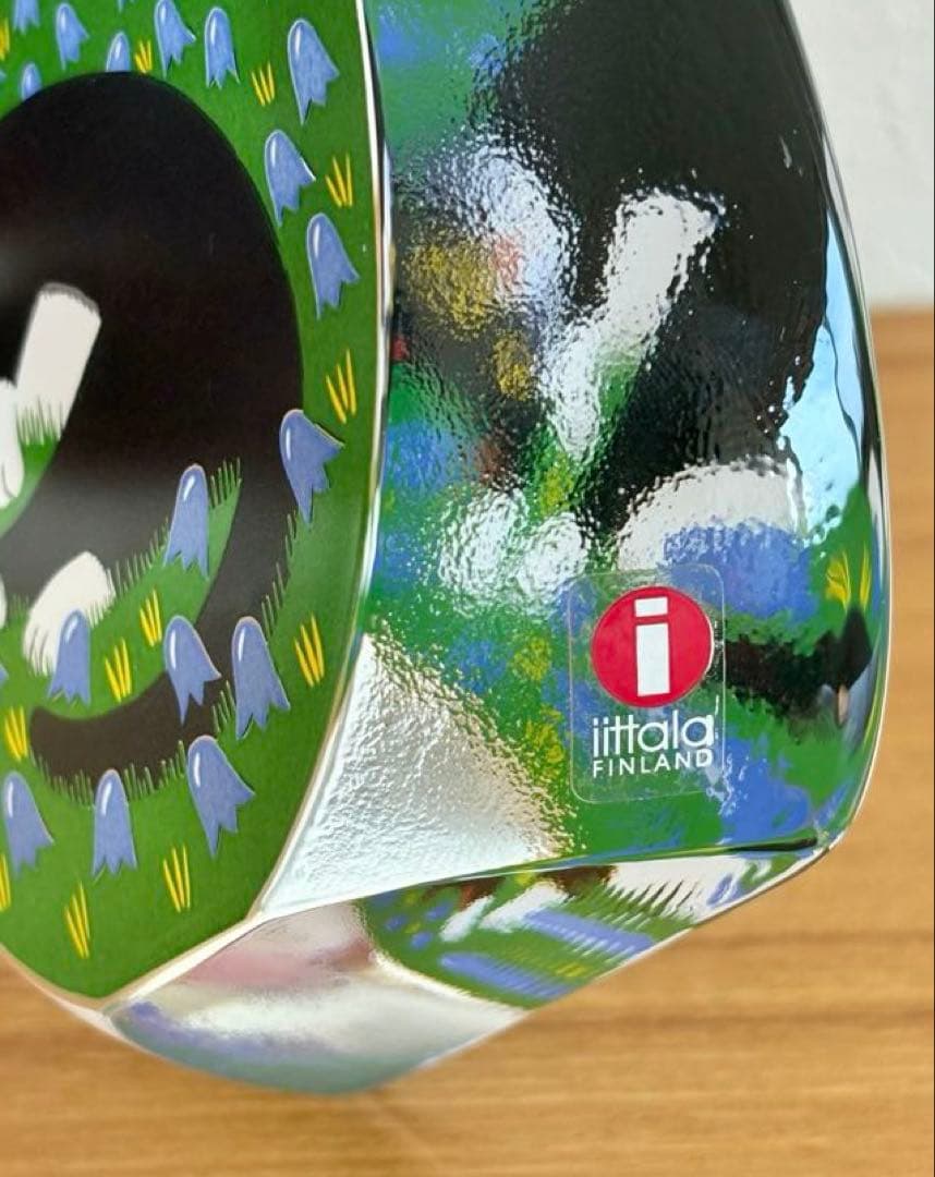 iittala ネコのガラスカード 