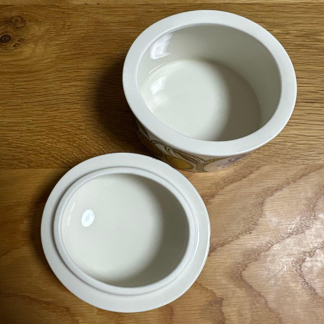 【2/7までの価格】アラビア パラティッシ 0.43L 蓋付き ジャー イエロー