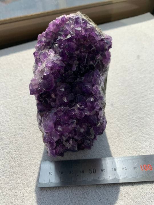2月誕生石　アメジストクラスター 天然石 原石　【お値下げ