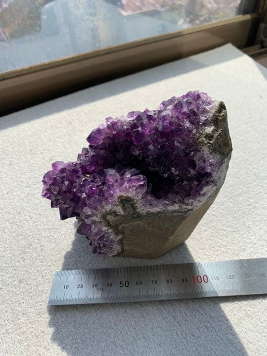 2月誕生石　アメジストクラスター 天然石 原石　【お値下げ
