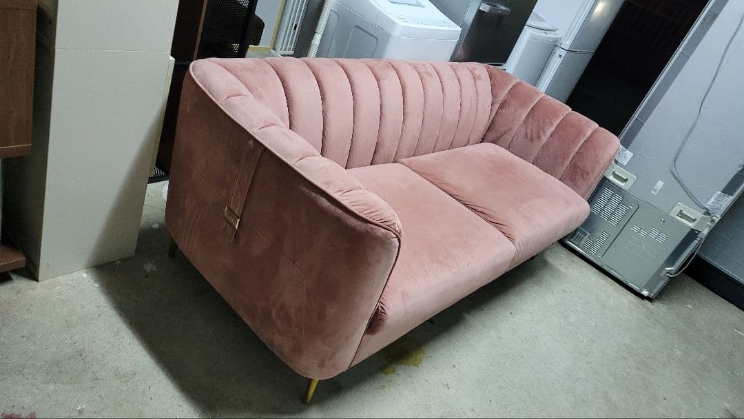 ソファー✨お洒落 ベロア生地✨