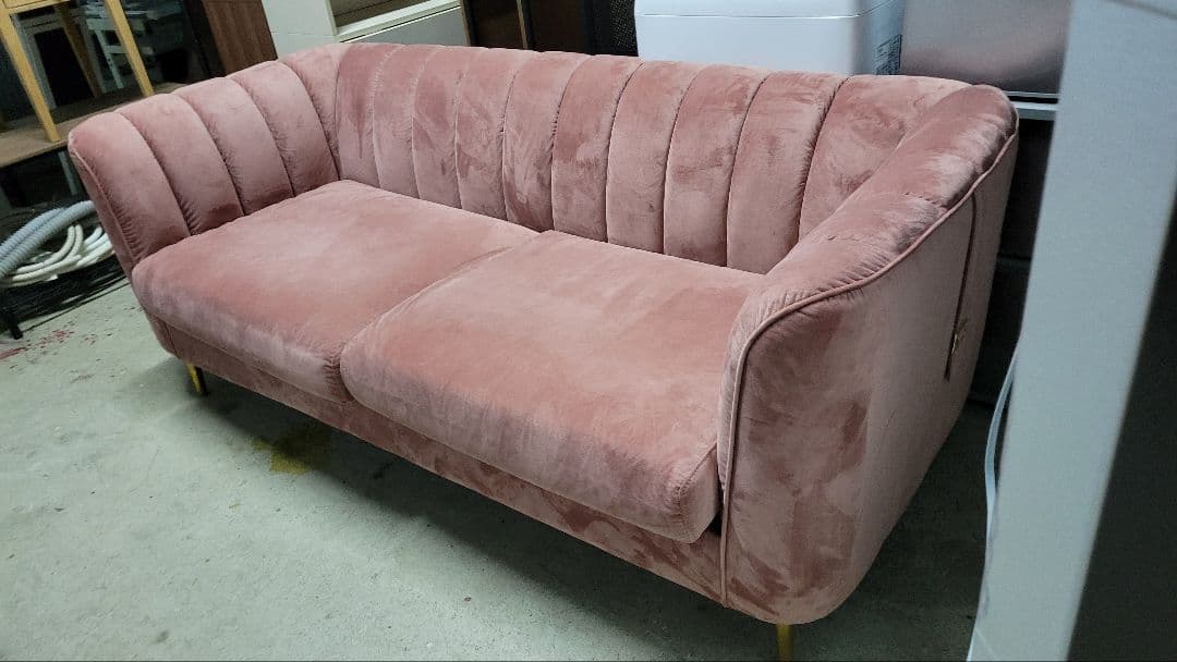 ソファー✨お洒落 ベロア生地✨
