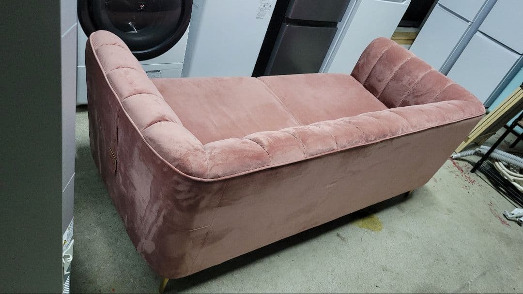 ソファー✨お洒落 ベロア生地✨