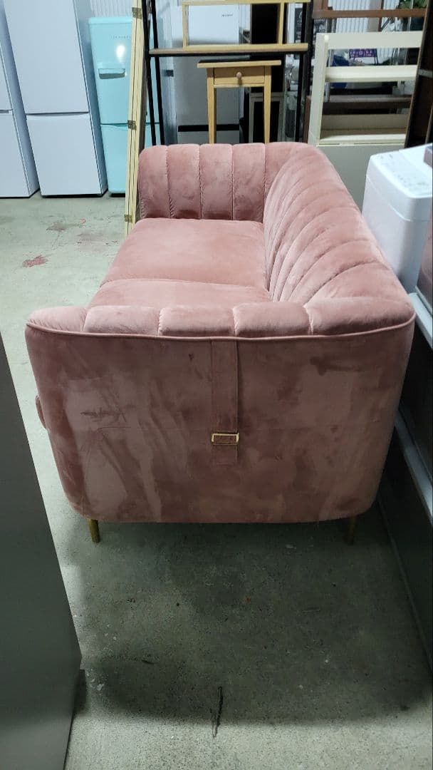 ソファー✨お洒落 ベロア生地✨