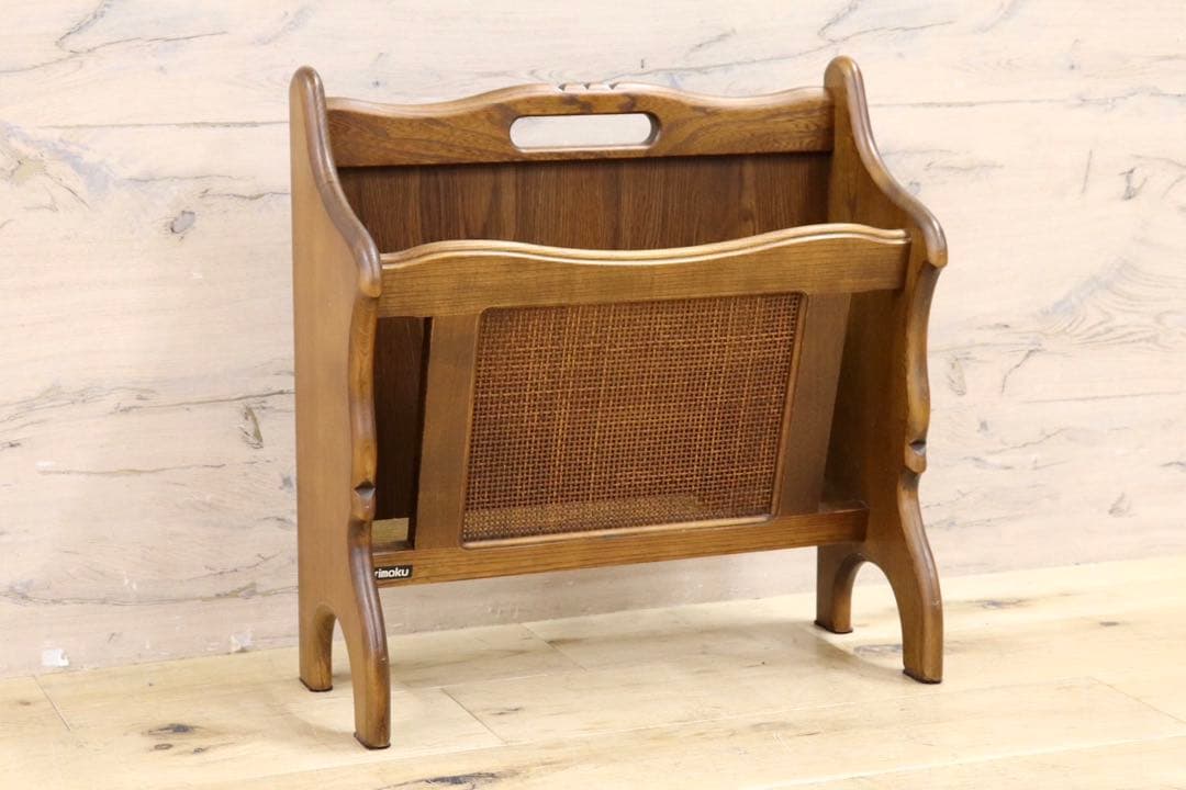 GMIK138○karimoku / カリモク コロニアル マガジンラック ス