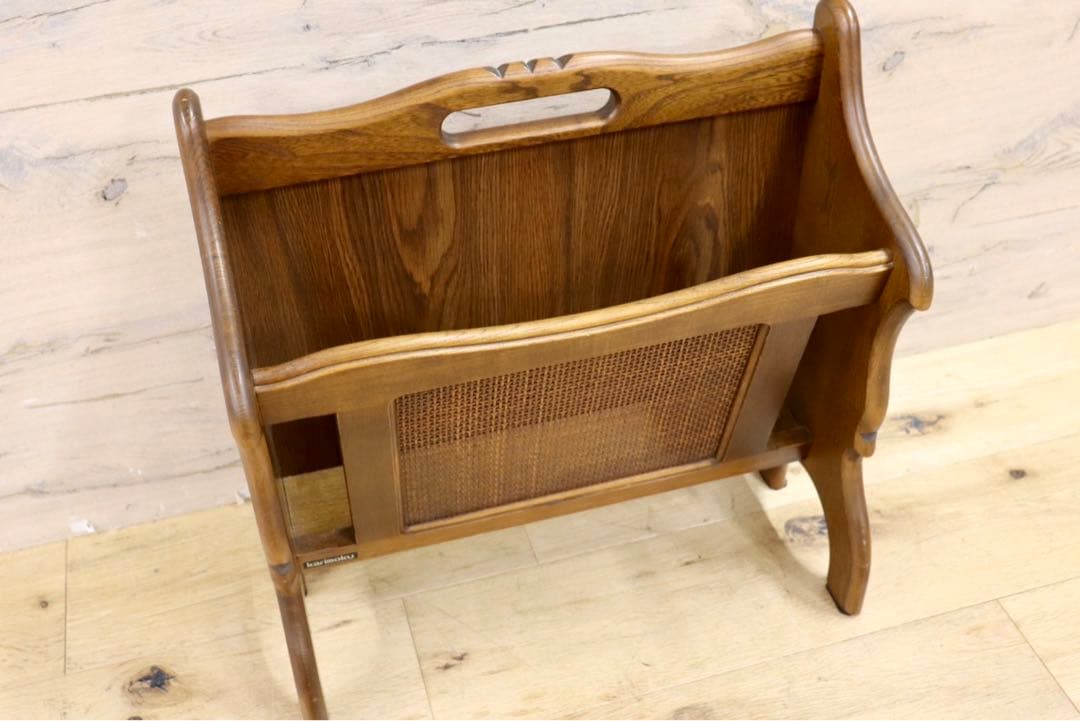 GMIK138○karimoku / カリモク コロニアル マガジンラック ス