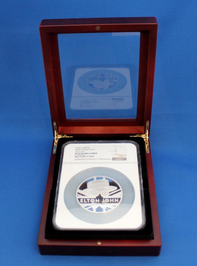 2020年ミュージックレジェンド エルトン ジョン 5oz NGC PF70UC - メルカリ