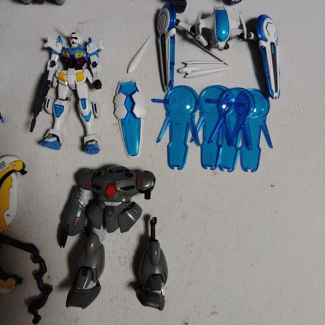 ジャンクHG EG MG SD ガンプラ 完成品 53体セット+ 複数パーツ