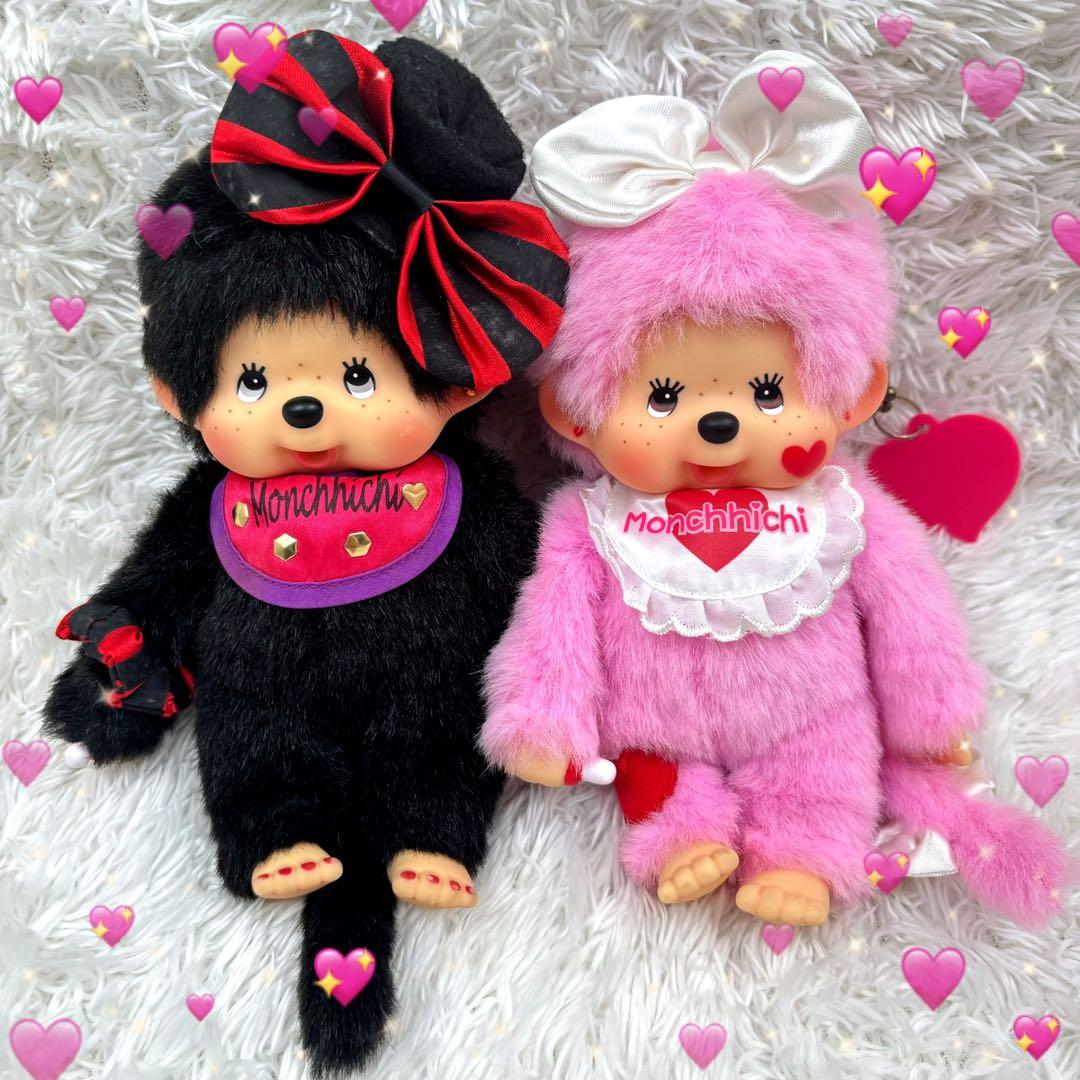 モンチッチ✨オトナラボ コラボ ピンク 黒 キーホルダー 2点 - メルカリ