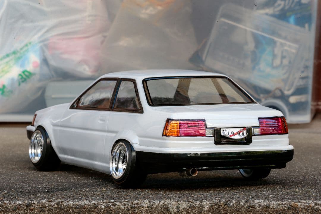 パンドラRC トヨタ AE86 2ドア レビン 塗装済み