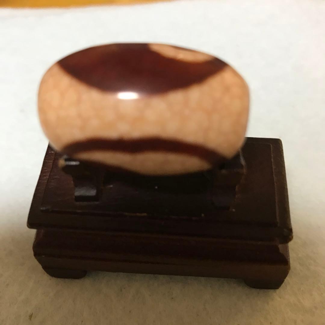 超激レア‼︎ 赤龍紋　樽型　太極天珠