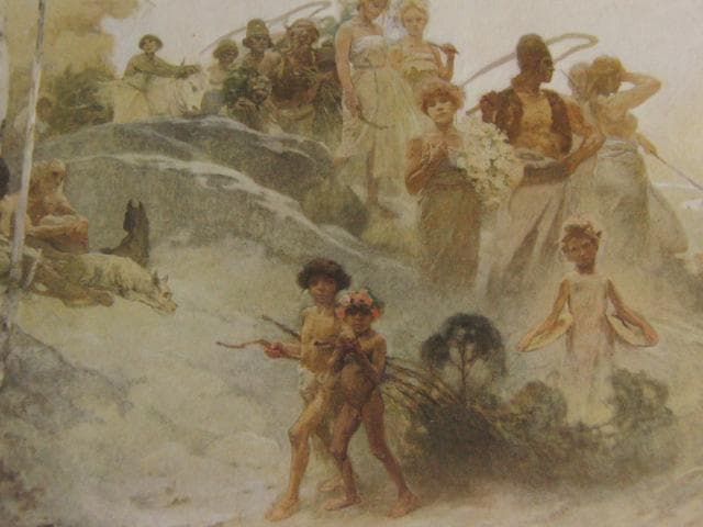 アルフォンス・ミュシャ、スラヴの収穫祭、希少な画集より - メルカリ