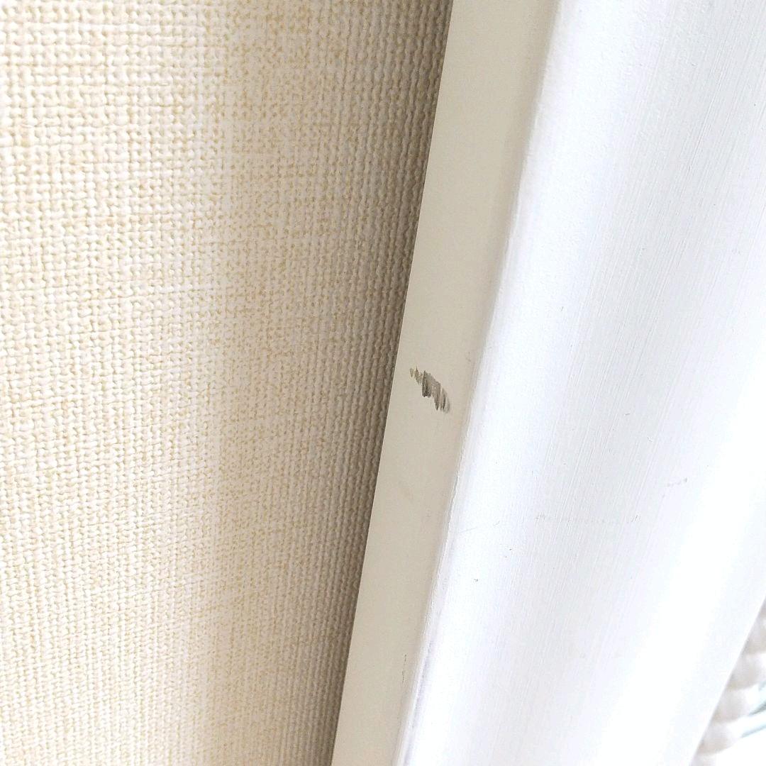 アンティーク加工★57cm 縦掛け横掛け両用 フレンチ風面取りミラー★シャビー