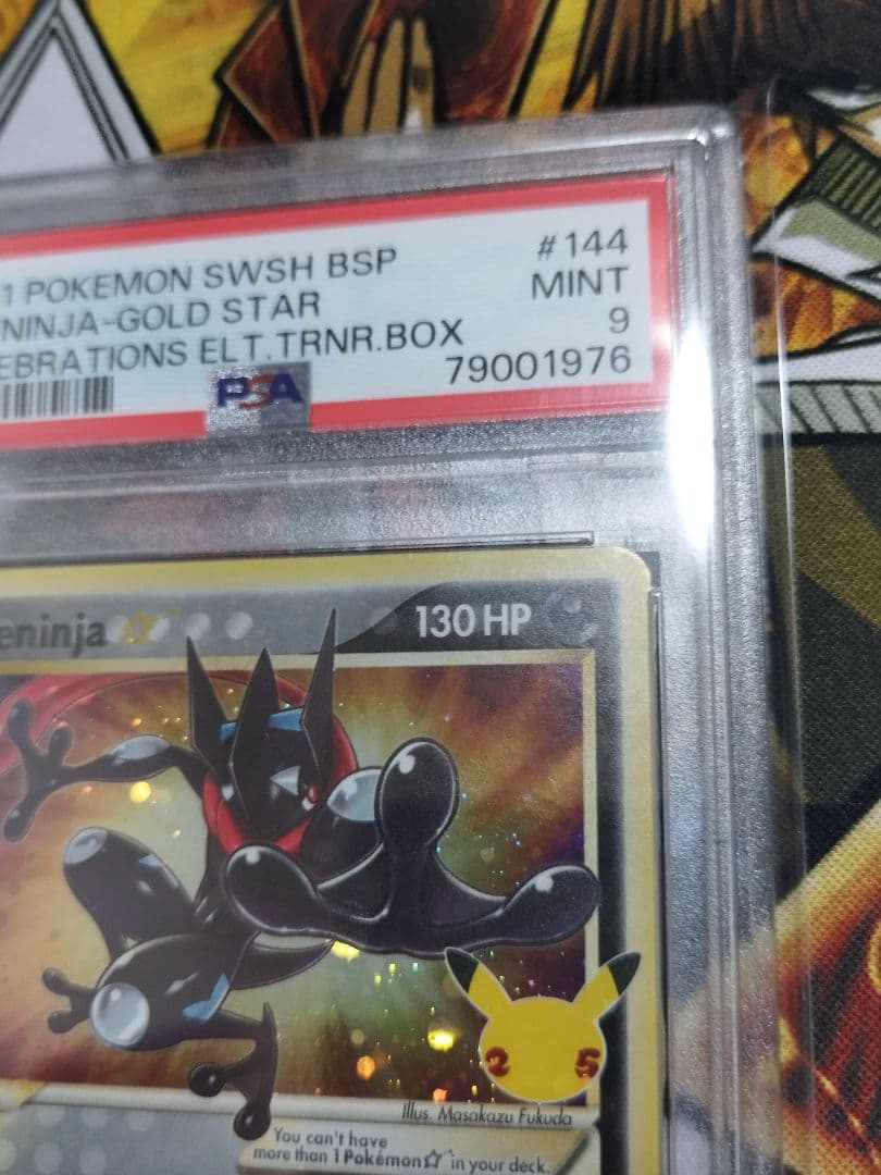 PSA9 海外プロモ 英語 ゲッコウガ スター Greninja ゴールドスター