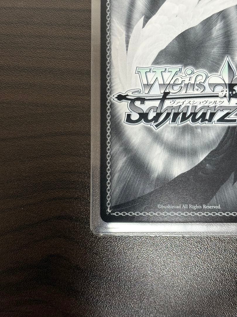 ヴァイスシュヴァルツ　リゼロ　銀髪の美少女　エミリア　sp サイン