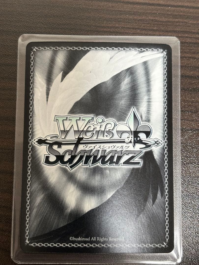 ヴァイスシュヴァルツ　リゼロ　銀髪の美少女　エミリア　sp サイン