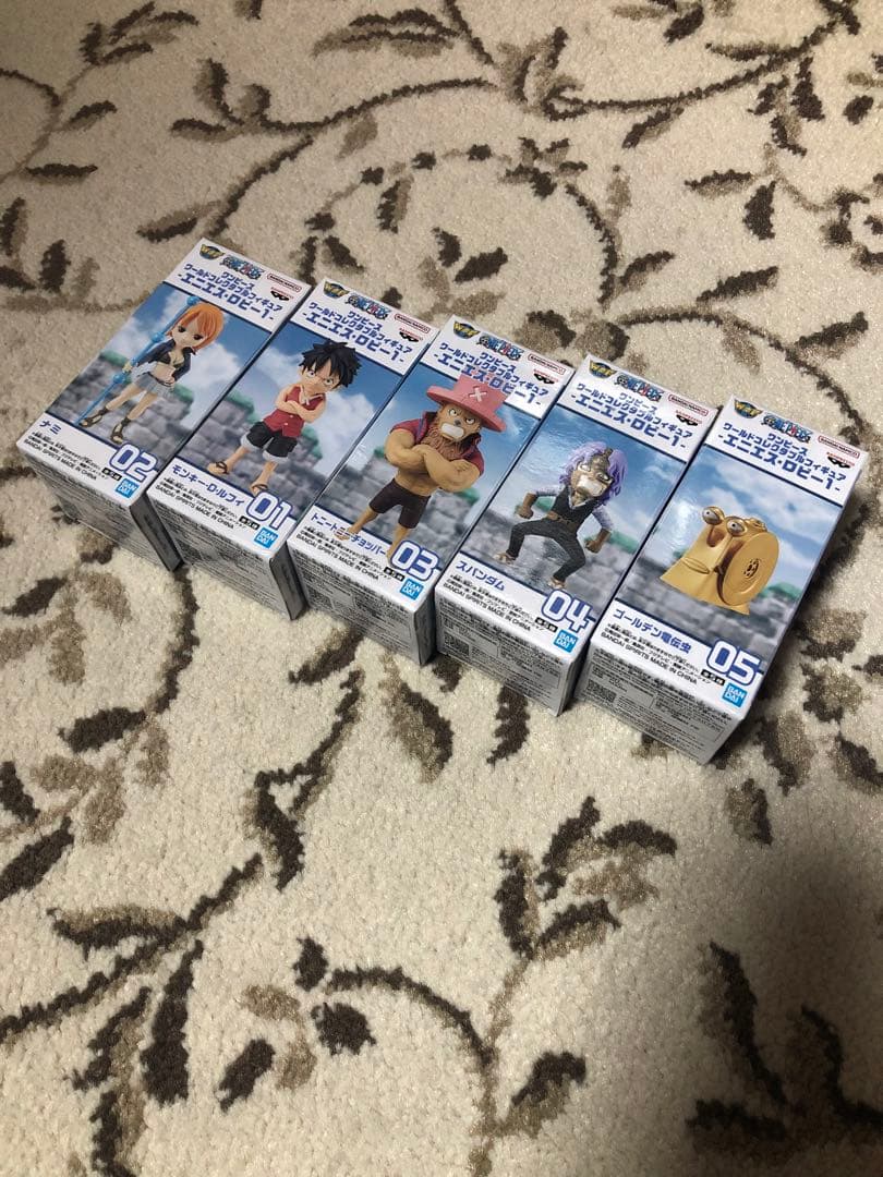 ワンピース ワールドコレクタブルフィギュア 5体 エニエスロビー