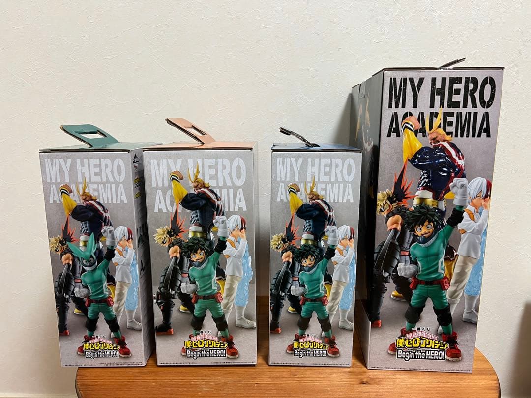 一番くじ ヒロアカ ビギンザヒーロー ABCラストワン計4体＋EFG賞コンプ