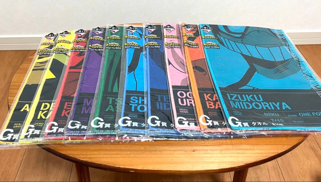 一番くじ ヒロアカ ビギンザヒーロー ABCラストワン計4体＋EFG賞コンプ