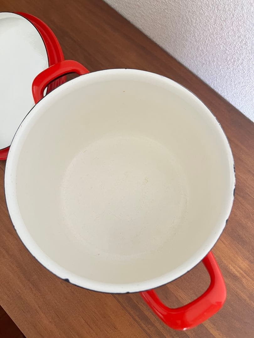 北欧ヴィンテージ　ARABIA/FINEL フィネル　ホーロー鍋