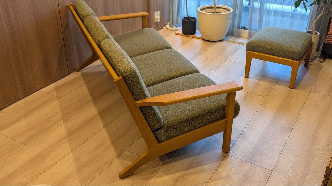 unico ソファ viska オットマン付き 業者梱包 - メルカリ